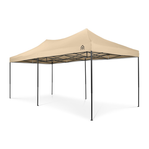 3x6m Pop Up Gazebo With Wheeled Bag, 6 Leg Weights, Rope and Pegs