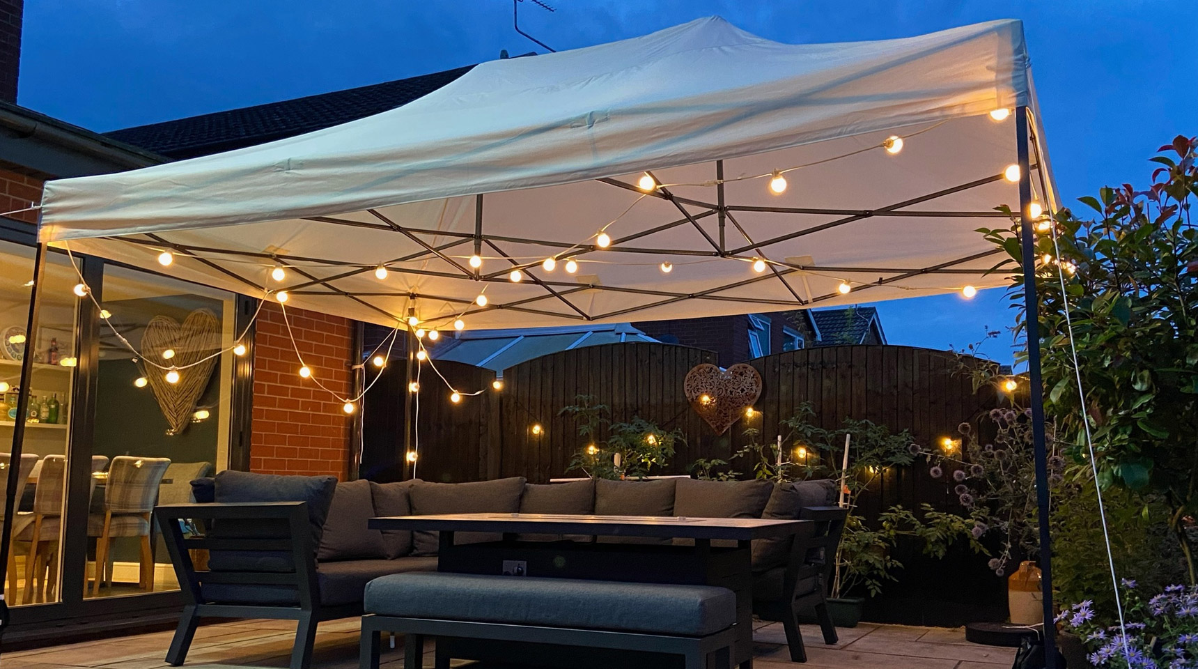 Largeup Gazebo on Patio.